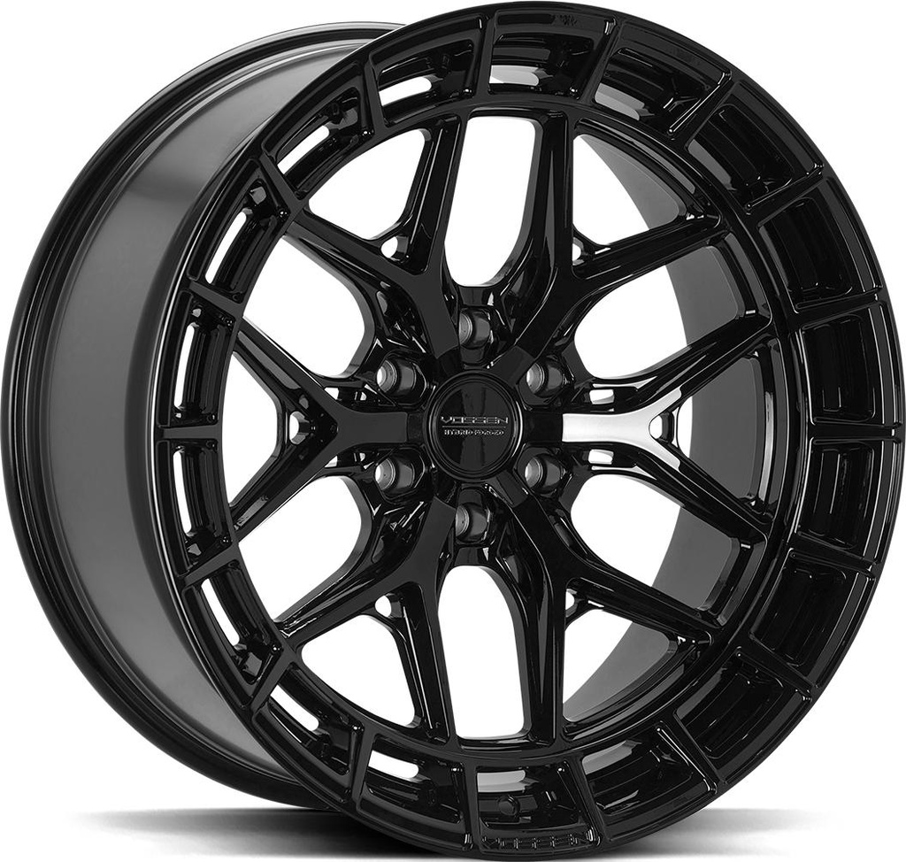 VOSSEN HFX1 GLOSS BLACK 10.5x21 5/112 ET25 CB66.5