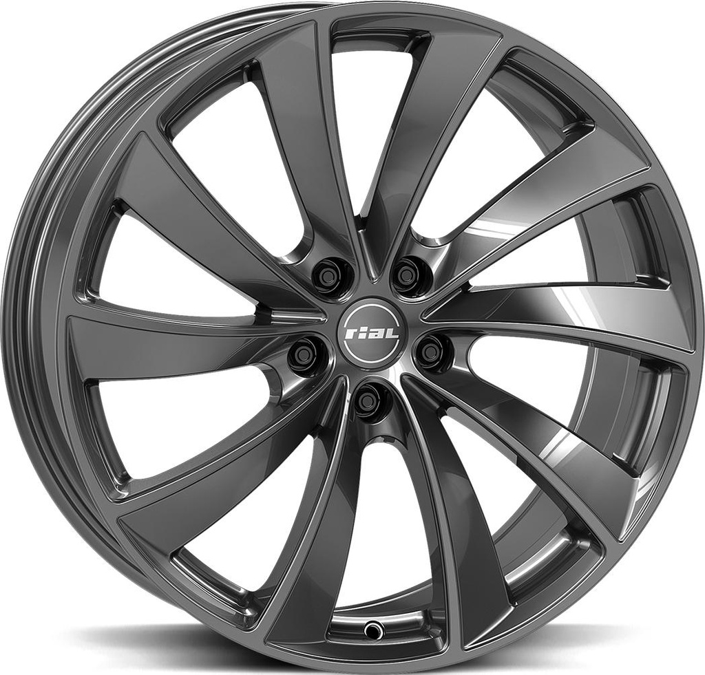 RIAL LUGANO DARK GREY 9.5x19 5/120 ET40 CB64.2