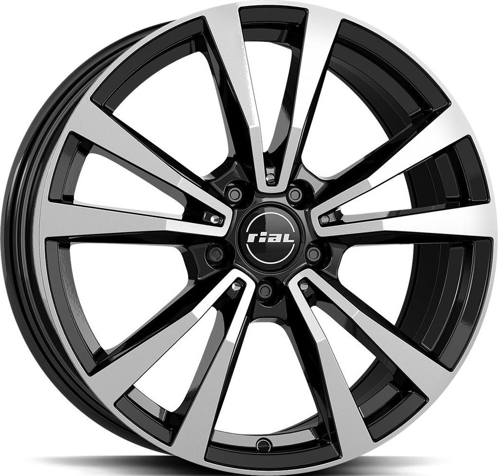 RIAL M12X DIAM BLACK POL 8x19 5/112 ET30.5 CB66.6
