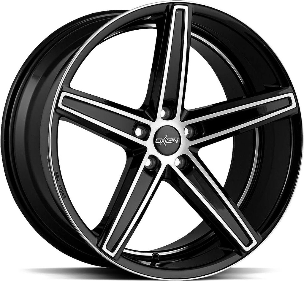 OXIGIN CONCAVE BLACK FULL POL 7.5x18 5/108 ET45 CB72.6