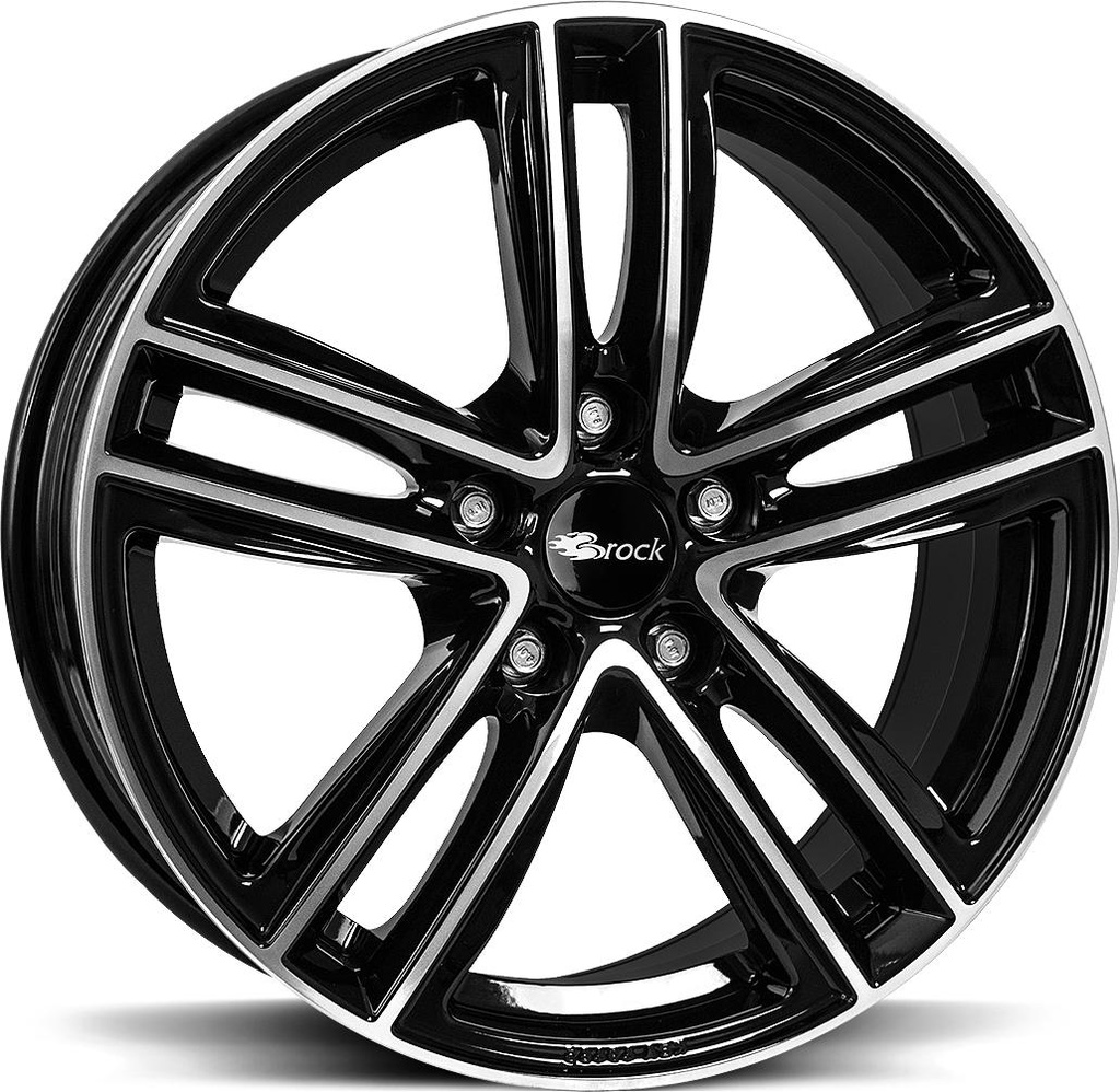 BROCK RC27 BLACK FULL POL 7x17 5/112 ET47 CB66.6