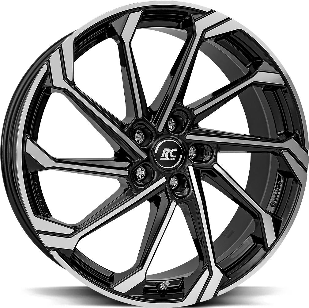 BROCK RC36 BLACK FULL POL 10x20 5/130 ET49 CB66.6