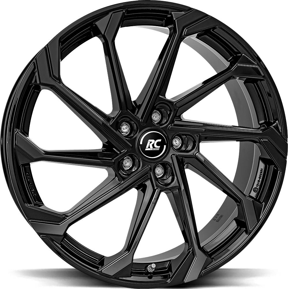 BROCK RC36 SHINY BLACK 10x20 5/112 ET58 CB57.1