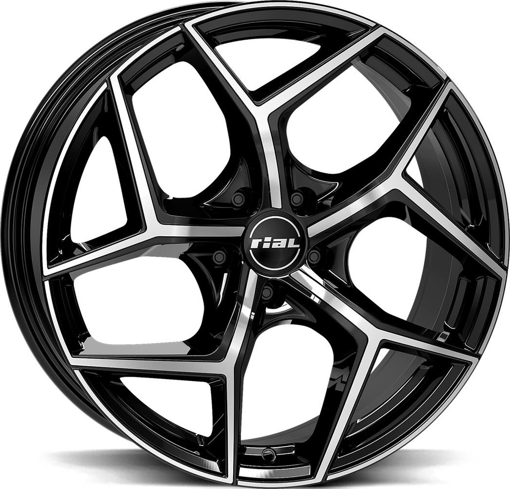 RIAL SALENTO DIAM BLACK POL 8x19 5/112 ET48 CB57.1
