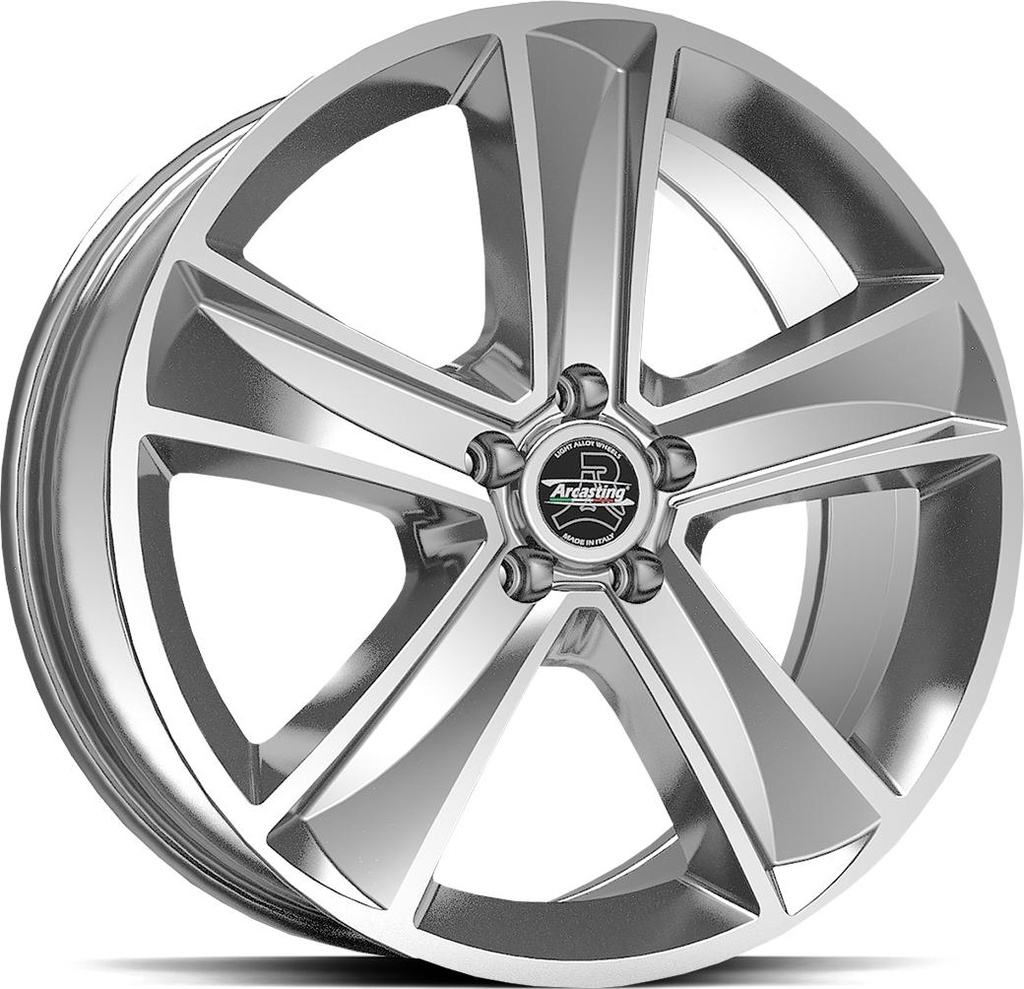 ARCASTING MAMMUT CHROME SILV 7x17 5/130 ET55 CB78.1