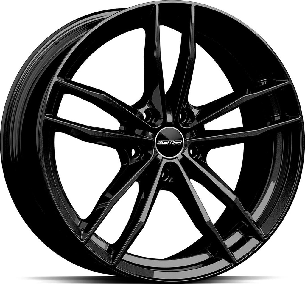 GMP SWAN GLOSS BLACK 7.5x17 5/108 ET38 CB63.4