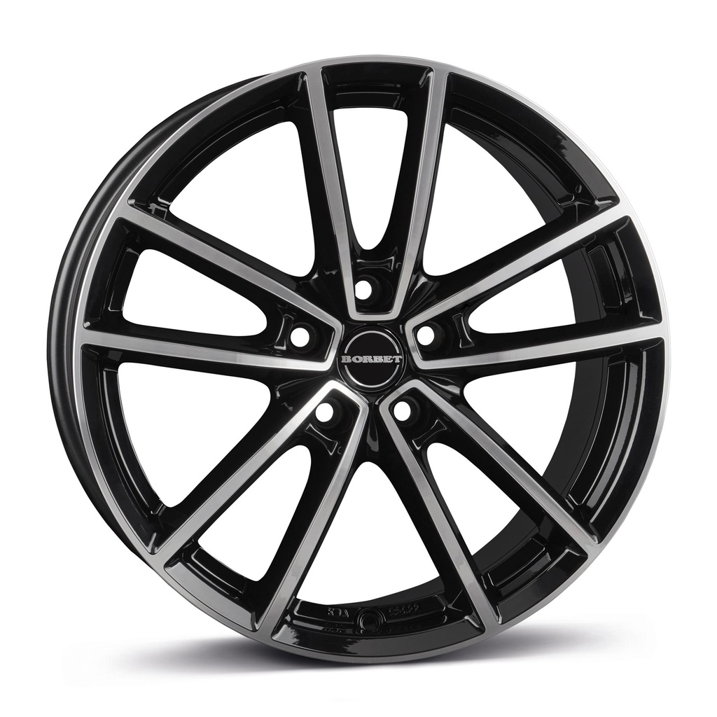 BORBET W BLACK POL GLOSS 8x19 5/114.3 ET37 CB72.5