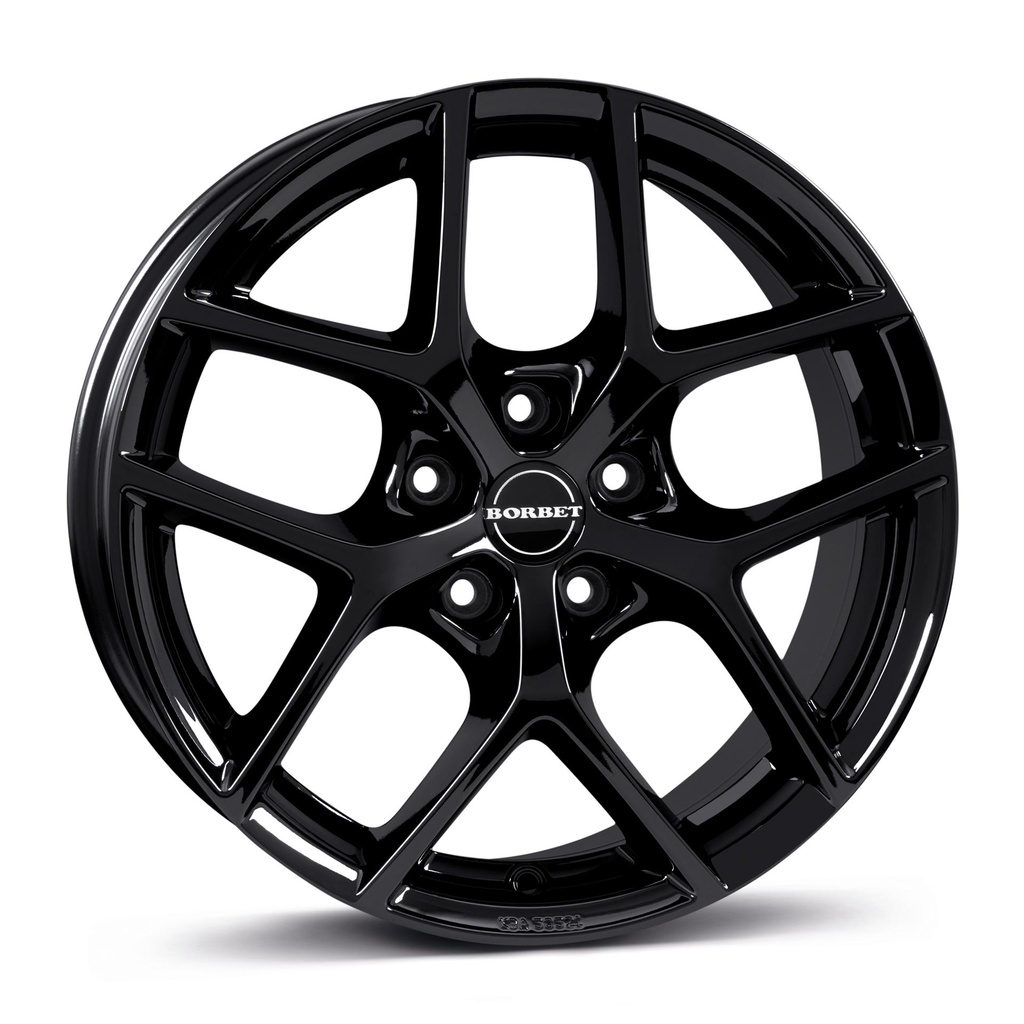 BORBET Y BLACK GLOSS 6.5x16 5/100 ET43 CB57.1