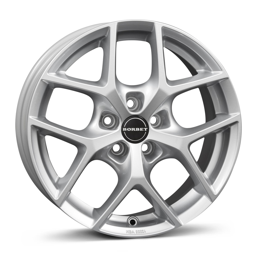 BORBET Y CRYSTAL SILV 7x17 5/108 ET42 CB72.5