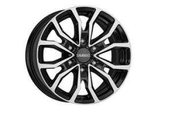 DEZENT KC DARK BLACK/POLISHED 6.5x17 5/17 ET54 CB84.1