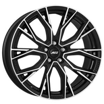 AEZ TORONTO DARK BLACK/POLISHED 8x18 8/18 ET39 CB66.6