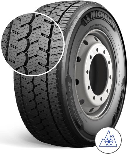 385/55R22.5 160K MICHELIN X MULTI GRIP Z ALL POSITION