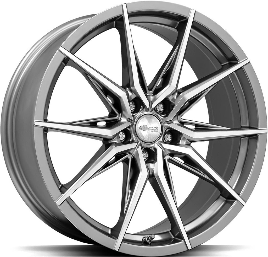 BROCK B42 FERRIC GREY POL 8.5x19 5/114.3 ET35 CB72.6