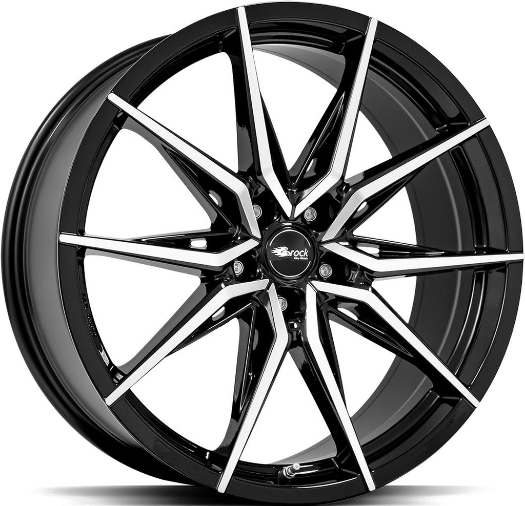 BROCK B42 BLACK FULL POL 8.5x19 5/114.3 ET35 CB72.6