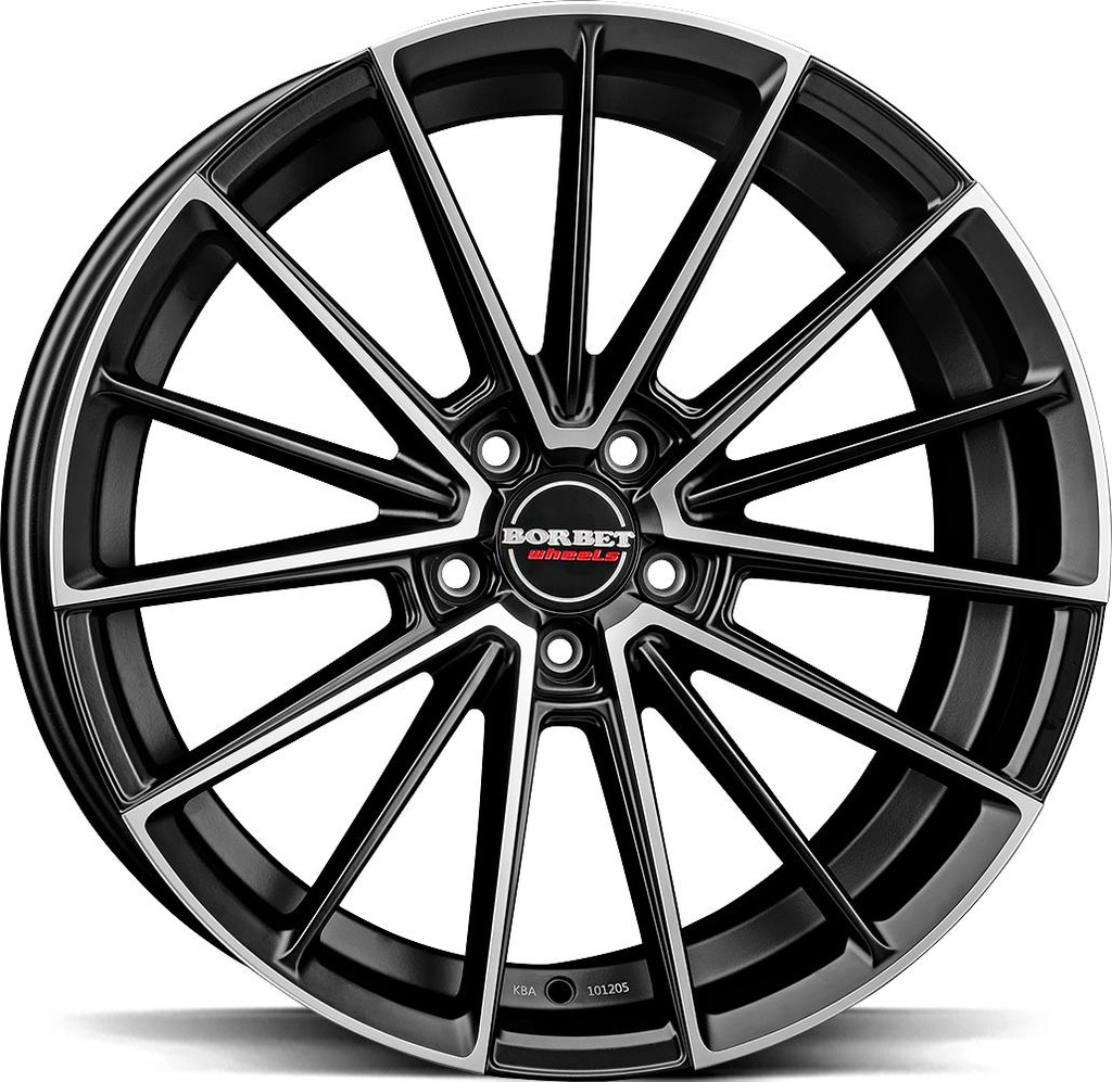 BORBET FB2DC BLACK POLISHED MATT 9x20 5/120 ET40 CB72.5