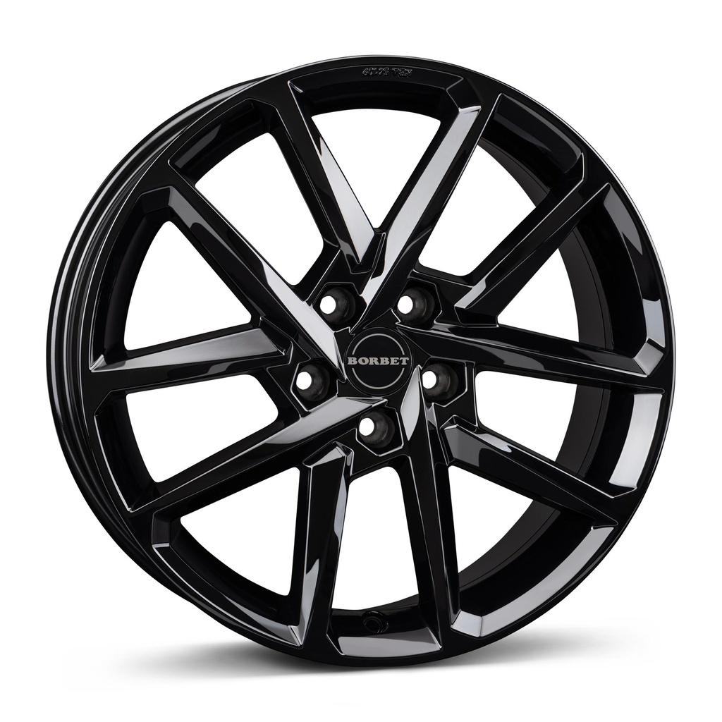 BORBET N BLACK GLOSSY 7.5x18 5/112 ET46.1 CB57.1