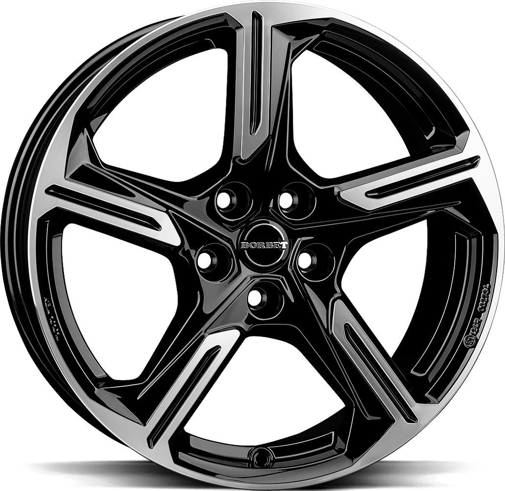 BORBET XE1 BLACK POL 8x18 5/112 ET40 CB66.6