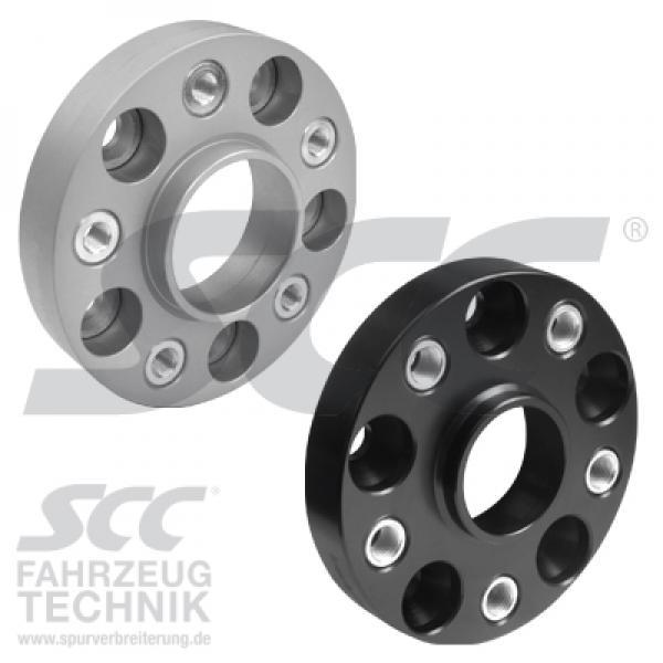 SCC Spacer 20mm System 4B ALU hopea/anod 5/130 CB71,6 - M14x1,5 (pari)