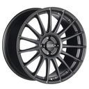 OZ RACING SUPERTURISMO LM MATT GRAPHITE SILVER LETTERING  5X1 7.5x17 5/17 ET50 CB75