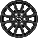 MSW 48 VAN 6 HOLES MATT BLACK 6,5X 6.5x16 5/16 ET50 CB74.5