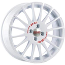 OZ RACING SUPERTURISMO GT RACE WHITE RED LETTERING  4X108 7x17 7/17 ET25 CB65.1