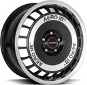 RONAL R50 AERO BLACK FRONT CUT 8x18 5/120 ET50 CB65.1