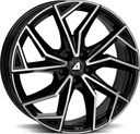 ALUTEC ADX.02 DIAM BLACK POL 8x20 5/108 ET45 CB63.4