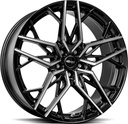 BROCK B44 BLACK FULL POL 8.5x20 5/112 ET40 CB66.6