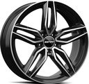 GMP FASTEN BLACK DIAM 7.5x17 5/114.3 ET40 CB73.1