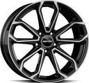 GMP FURIOSA BLACK DIAM 8x20 5/130 ET25 CB66.5
