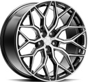 VOSSEN HF2 GLOSS BLACK 9x20 5/120 ET35 CB72.6