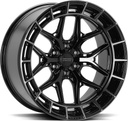 VOSSEN HFX1 TINTED GLOSS BLACK 8.5x18 6/139.7 ET35 CB106.1
