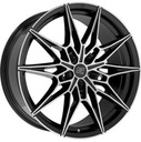 MSW 75 GLOSS BLACK FULL POLISHED 9x20 9/20 ET35 CB73.1