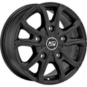 MSW 48 VAN MATT BLACK 6,5X 6.5x16 5/16 ET55 CB71.1