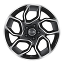 MAK EXPRESS BLACK MIRROR 7x17 7/17 ET45 CB71.1