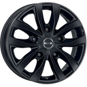 MAK LOAD 5 GLOSS BLACK 7x17 7/17 ET66 CB89.1