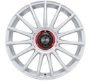 OZ RACING SUPERTURISMO EVOLUZIONE WRC RACE WHITE RED LETTERING  5X112 8x18 8/18 ET48 CB75