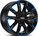 RONAL R71 JET BLACK MATT BLUE TINTED MAT 8.5x20 5/130 ET41 CB84.1